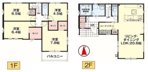 新築 プリズマ　宇都宮市野沢町３期　3号棟（全4棟）